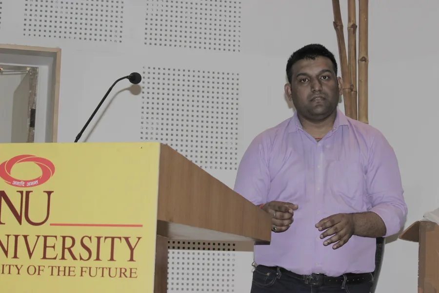 Kivashe founder speaking at a university session