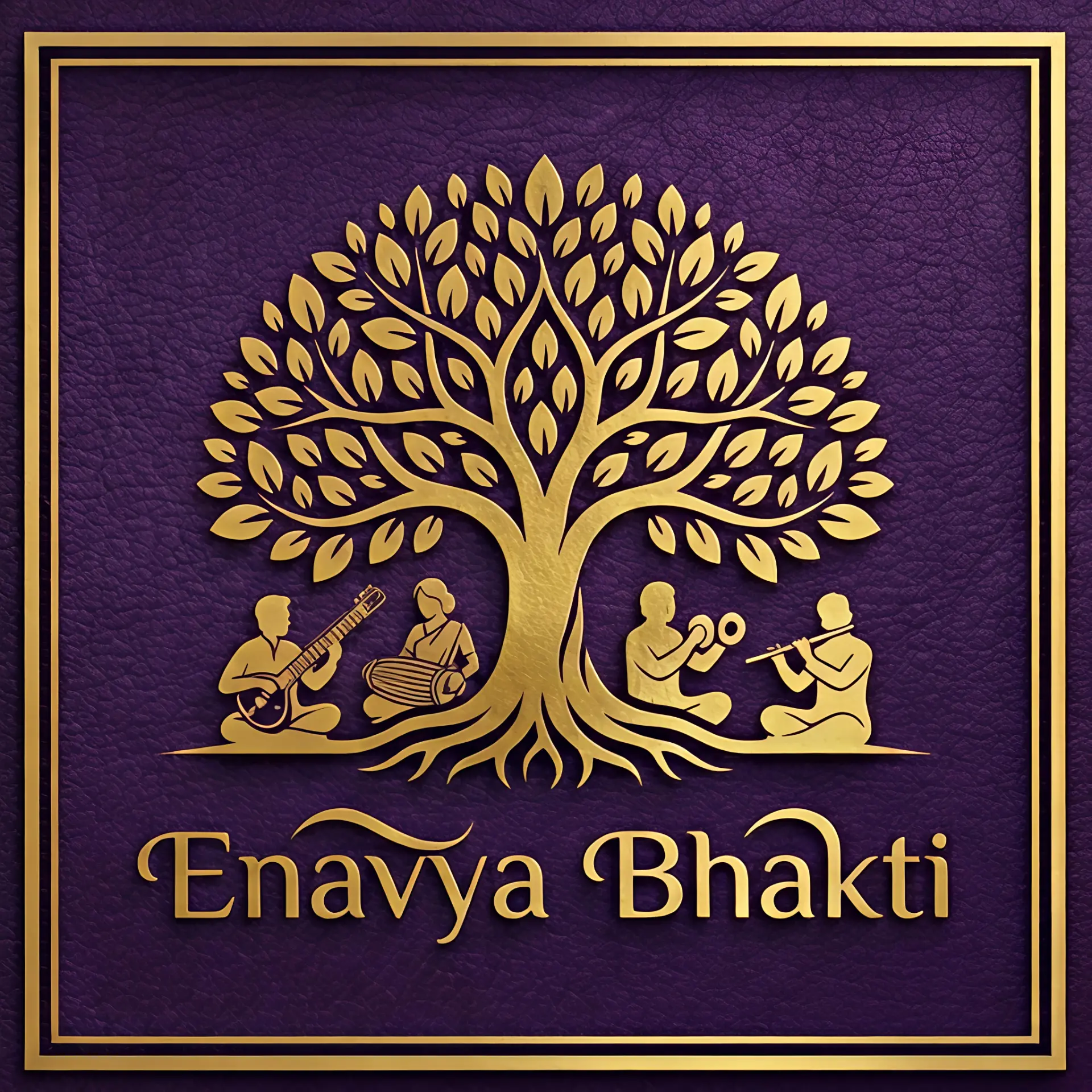Enavya Bhakti logo designed by Kivashe — Devotional music & culture